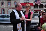 2011 Lourdes Pilgrimage - Archbishop Dolan with Malades (191/267)